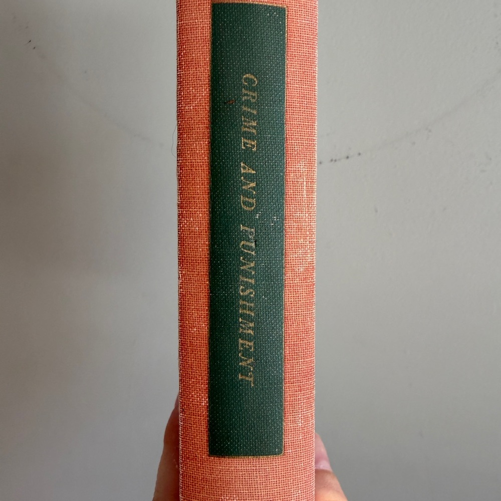 3/$30 🌟 Vintage Crime and Punishment Book Harper’s Modern Classics - Picture 3 of 9
